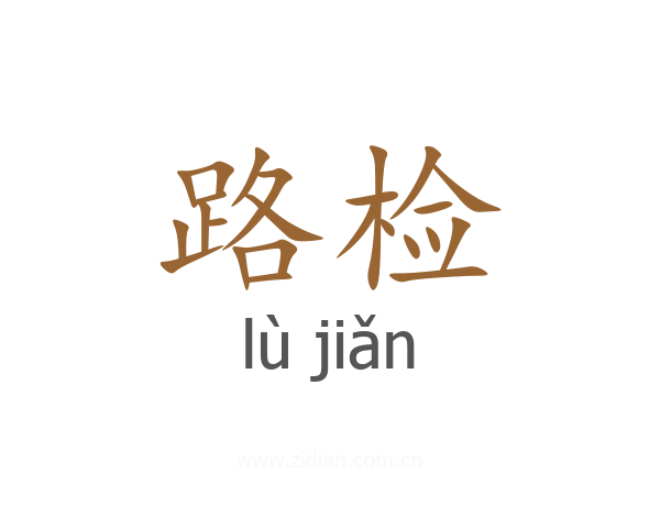 路检