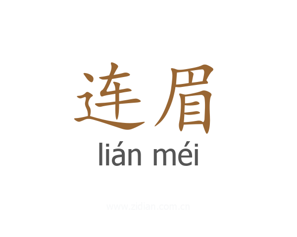 连眉