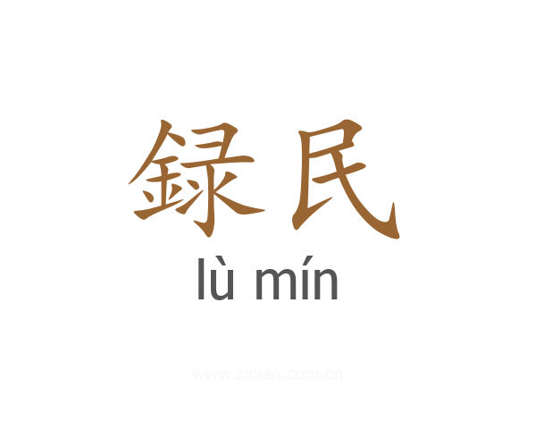 録民