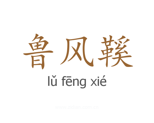 鲁风鞵