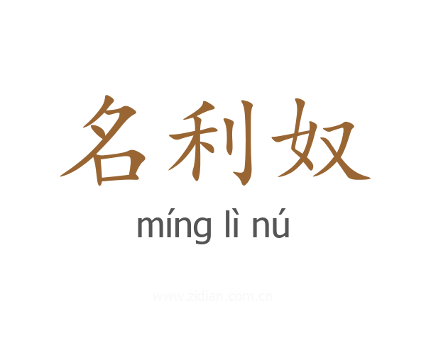 名利奴