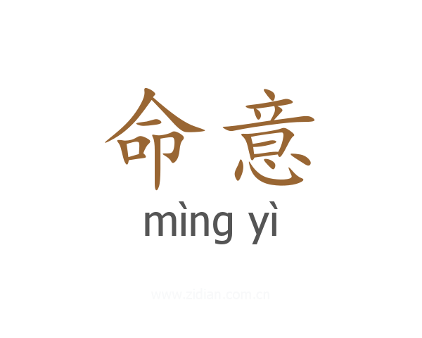 命意