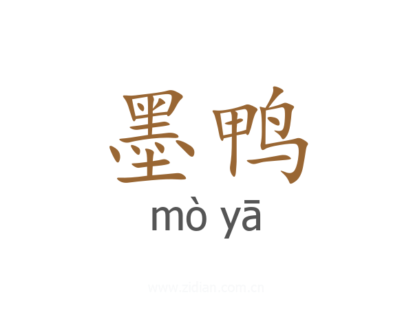 墨鸭