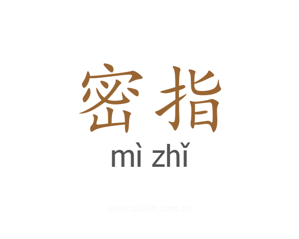 密指
