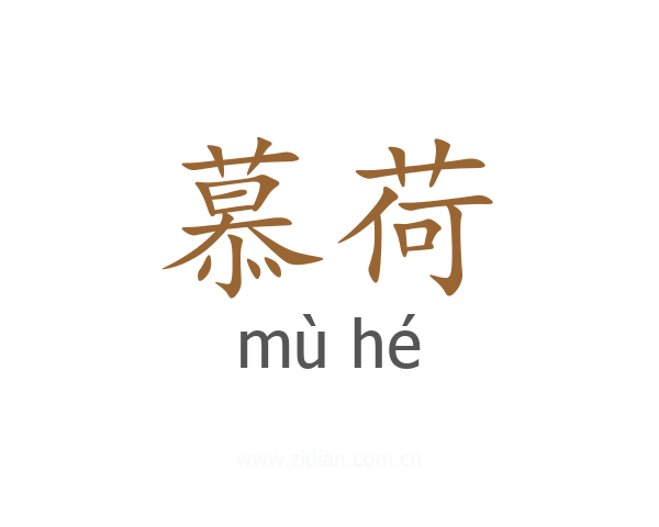 慕荷