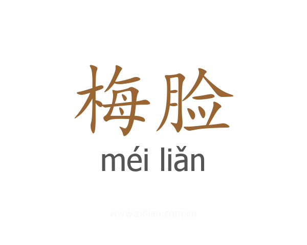 梅脸