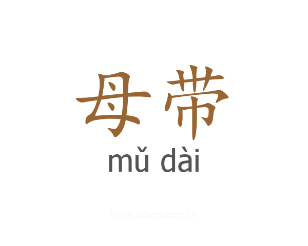 母带