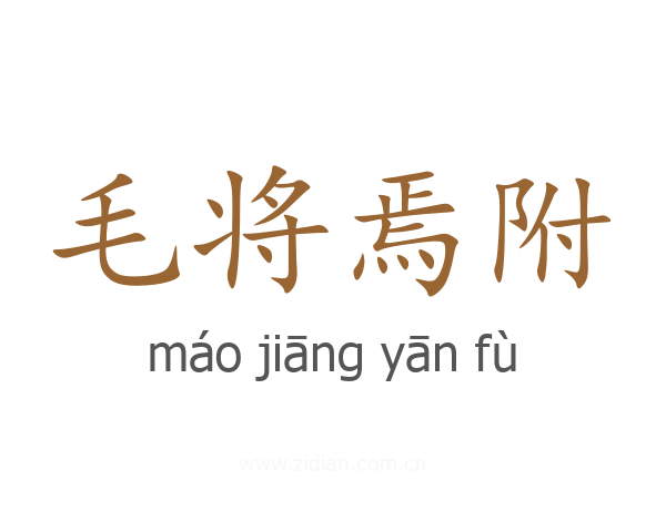 毛将焉附