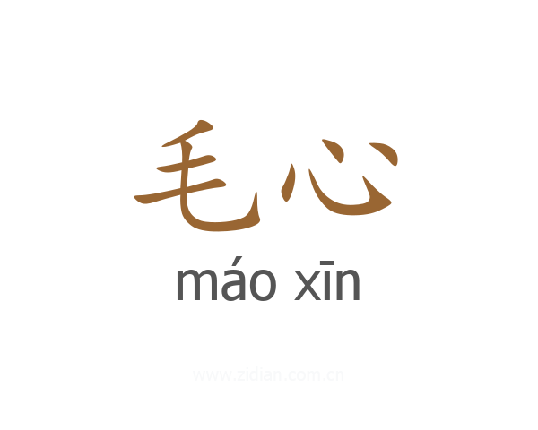 毛心