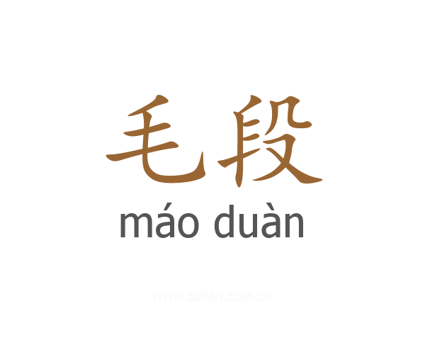 毛段