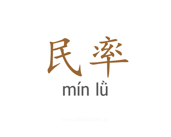 民率