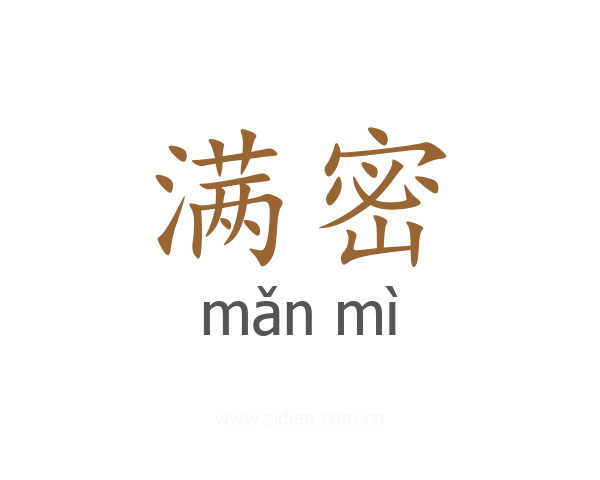 满密