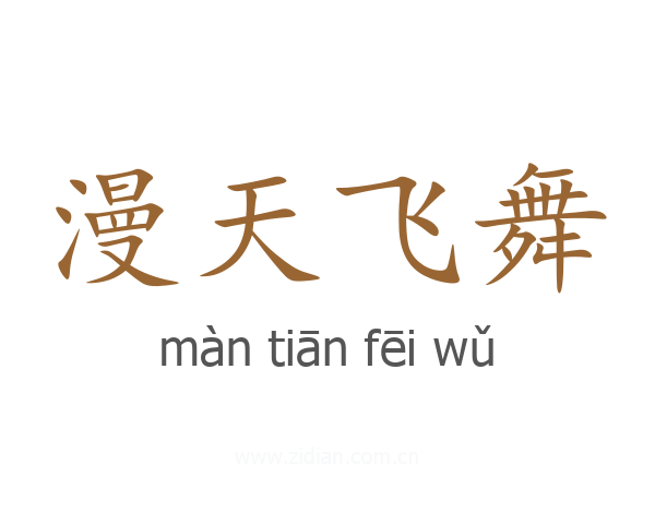漫天飞舞