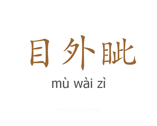 目外眦