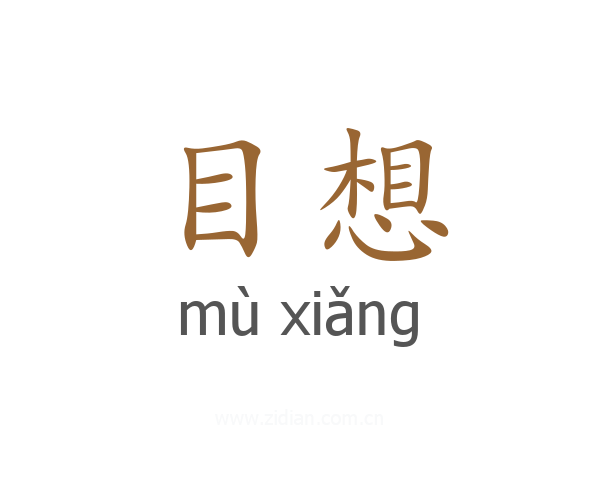 目想