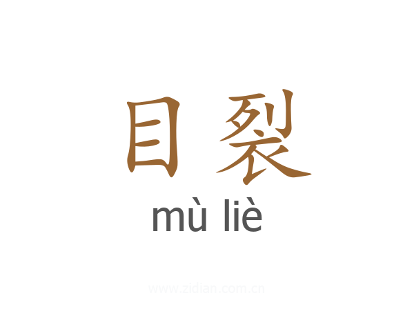 目裂