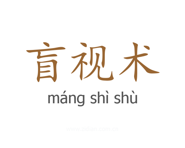 盲视术