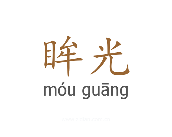 眸光