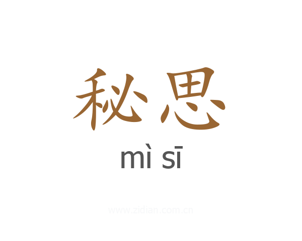 秘思