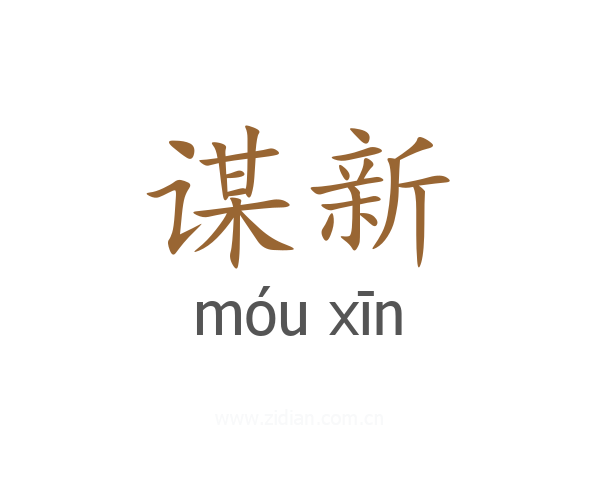 谋新