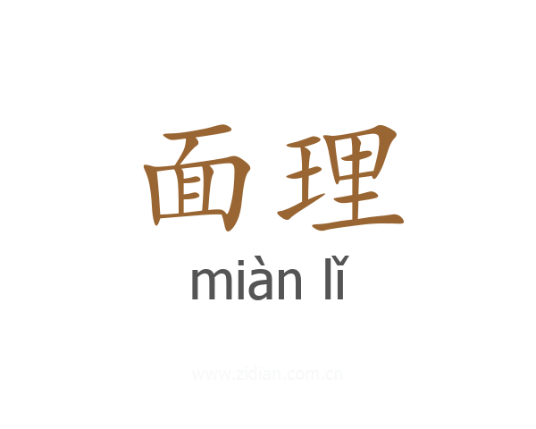 面理