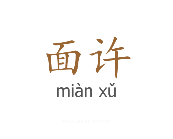 面许