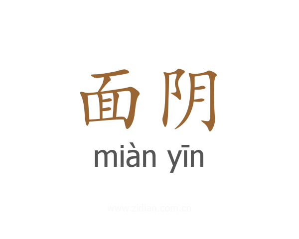 面阴