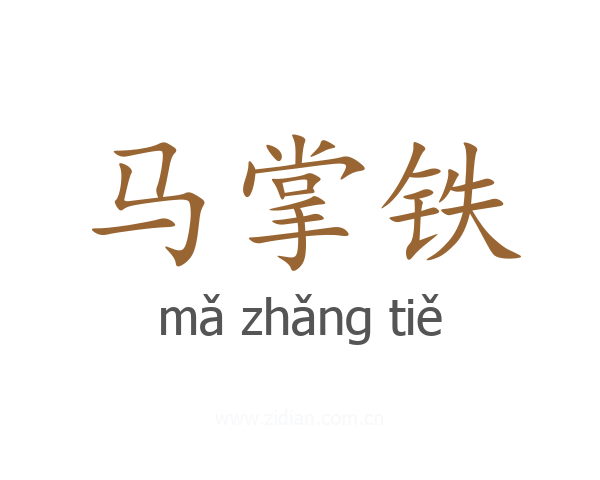 马掌铁