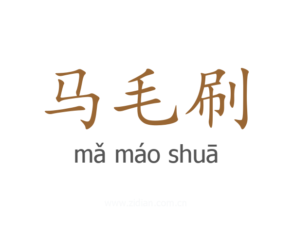 马毛刷