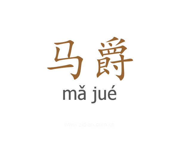 马爵