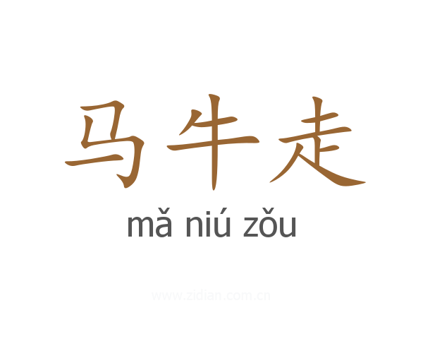 马牛走