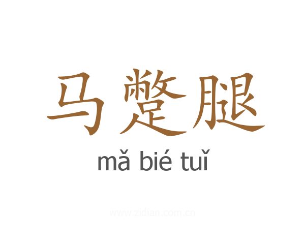 马蹩腿
