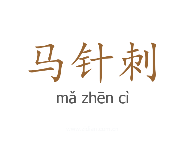 马针刺