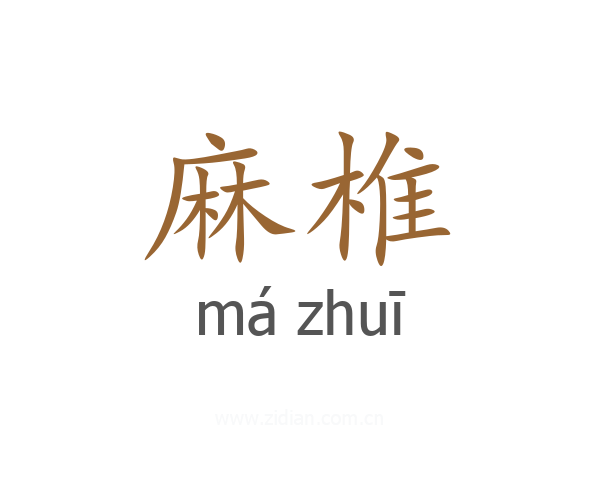 麻椎