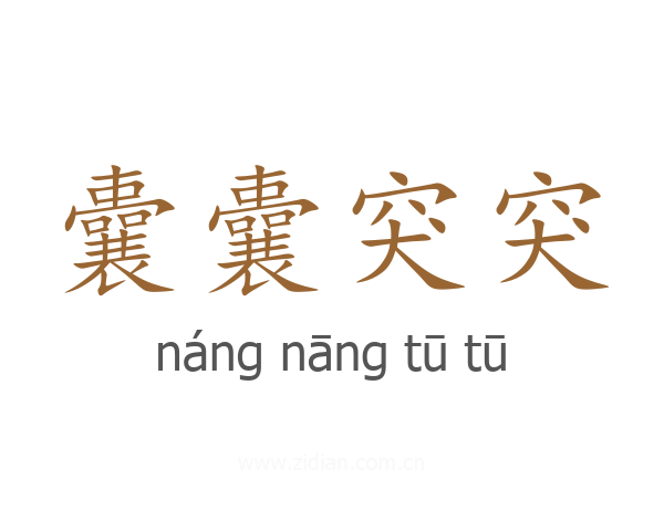 囊囊突突