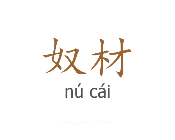 奴材