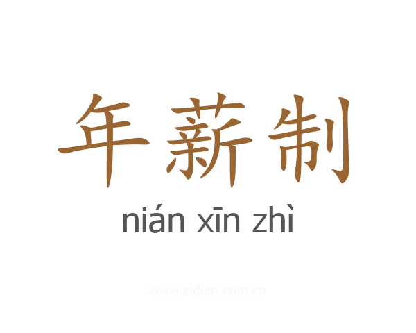 年薪制