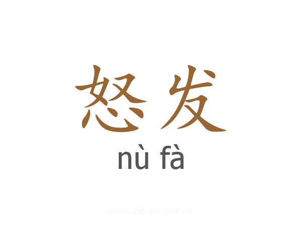 怒发