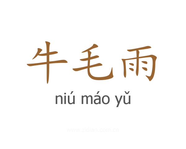 牛毛雨