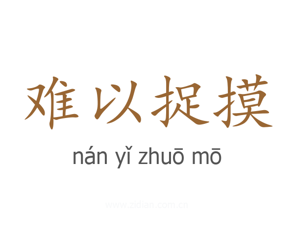 难以捉摸