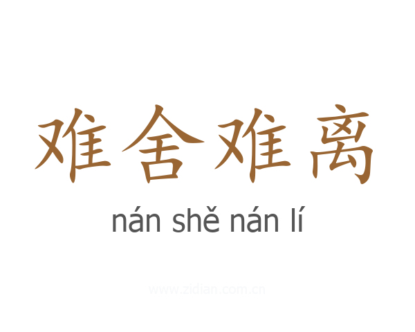 难舍难离