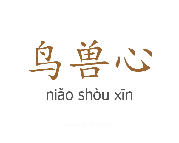 鸟兽心
