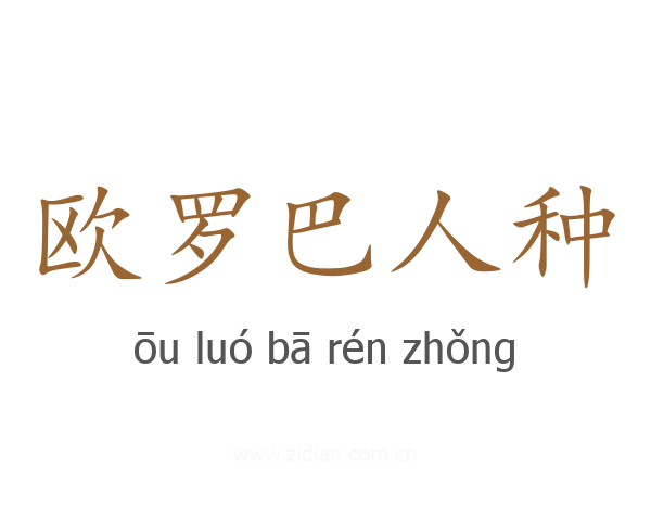 欧罗巴人种