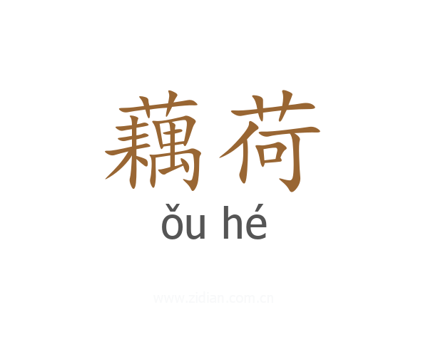 藕荷