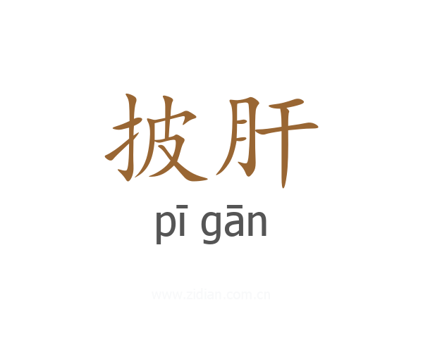 披肝