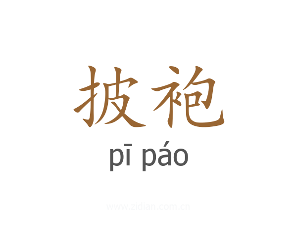 披袍