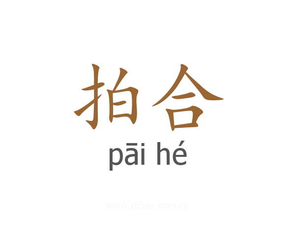 拍合