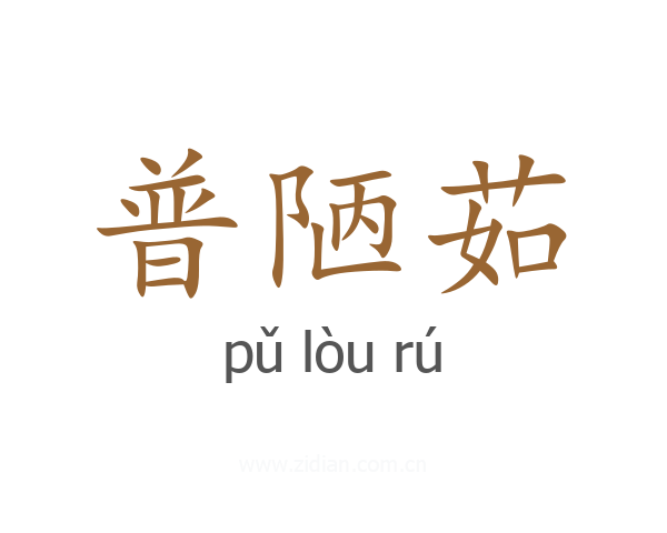 普陋茹