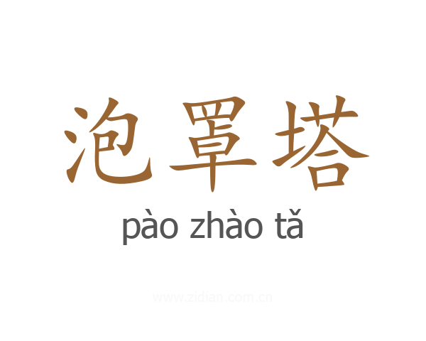 泡罩塔