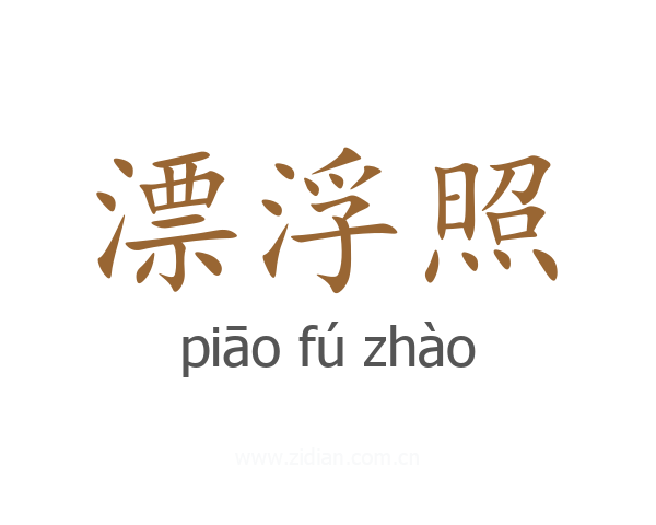 漂浮照